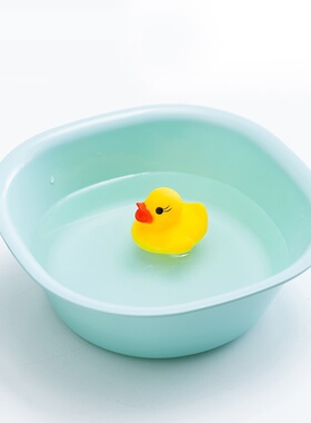 茶花26cm方盆PP塑料厚脸盆洗手盆小脸盆A03004小号