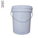 广州邢台厂家供应18L圆形带盖PP塑料包装 桶涂料桶化工食品级塑料