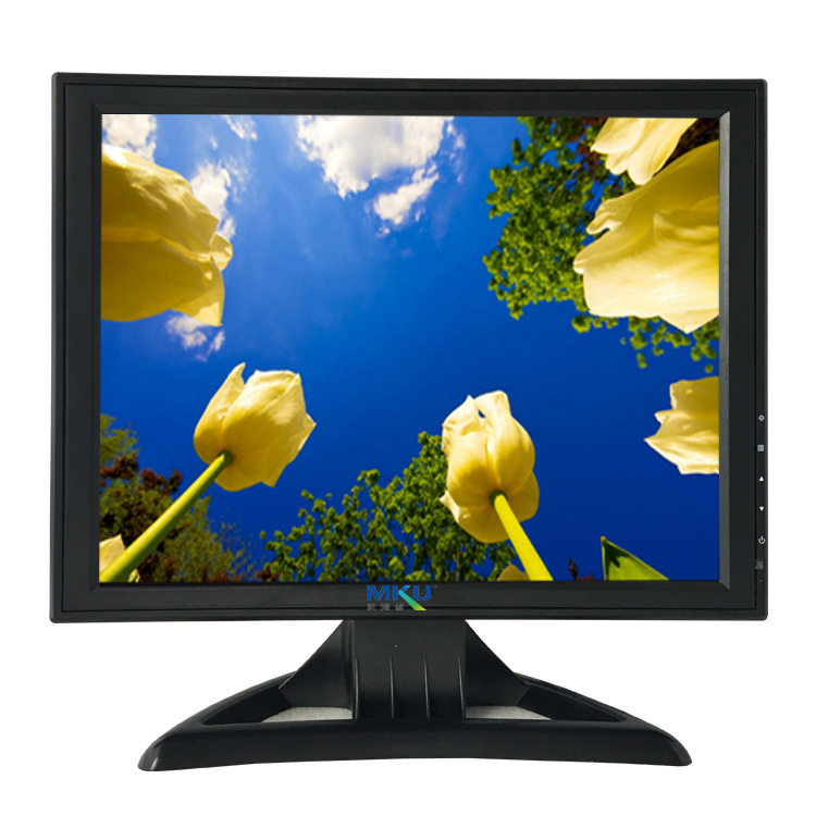 MKU 17inch touch monitor高清17英寸触摸显示器VGA HDMI DVI喇叭