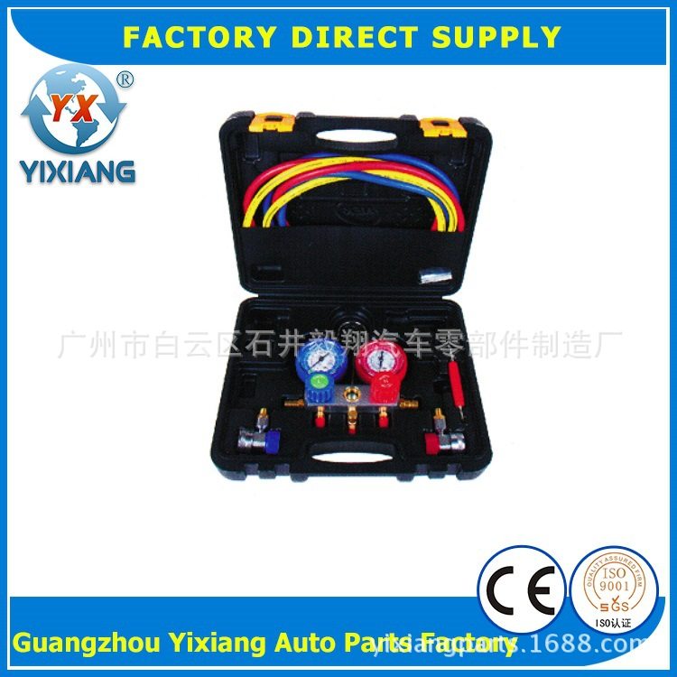 汽车空调黑盒 双表加氟套装盒 冷媒雪种读数 厂家直供