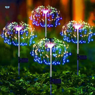Solar Fireworks Light Solar Christmas Light Outdoor太阳能灯