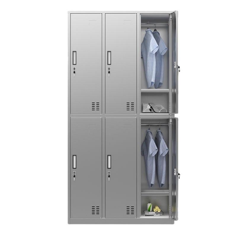 不锈钢更衣柜 储物柜无尘车间鞋柜更衣柜 员工多门办公文件柜办公