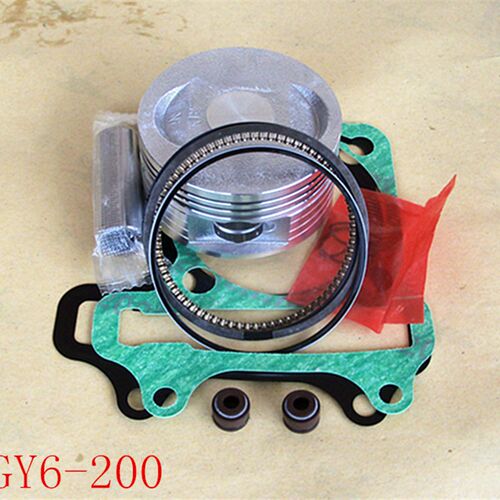 摩托车GY60 GY100 GY6-125 150 175 200豪迈仿鬼火光阳套塞活塞环