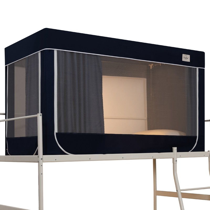 鸟与树蚊帐学生宿舍寝室上铺下铺床帘遮光布一体式单人上下铺通用