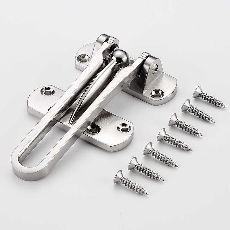 门防盗扣门扣搭扣门炼门炼酒店宾馆门内反锁扣暗装安全炼门锁扣