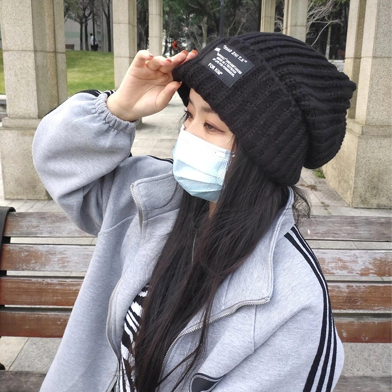 帽子女款冬季青少年针织帽男生2025新款棉帽子加绒毛线帽保暖冷帽