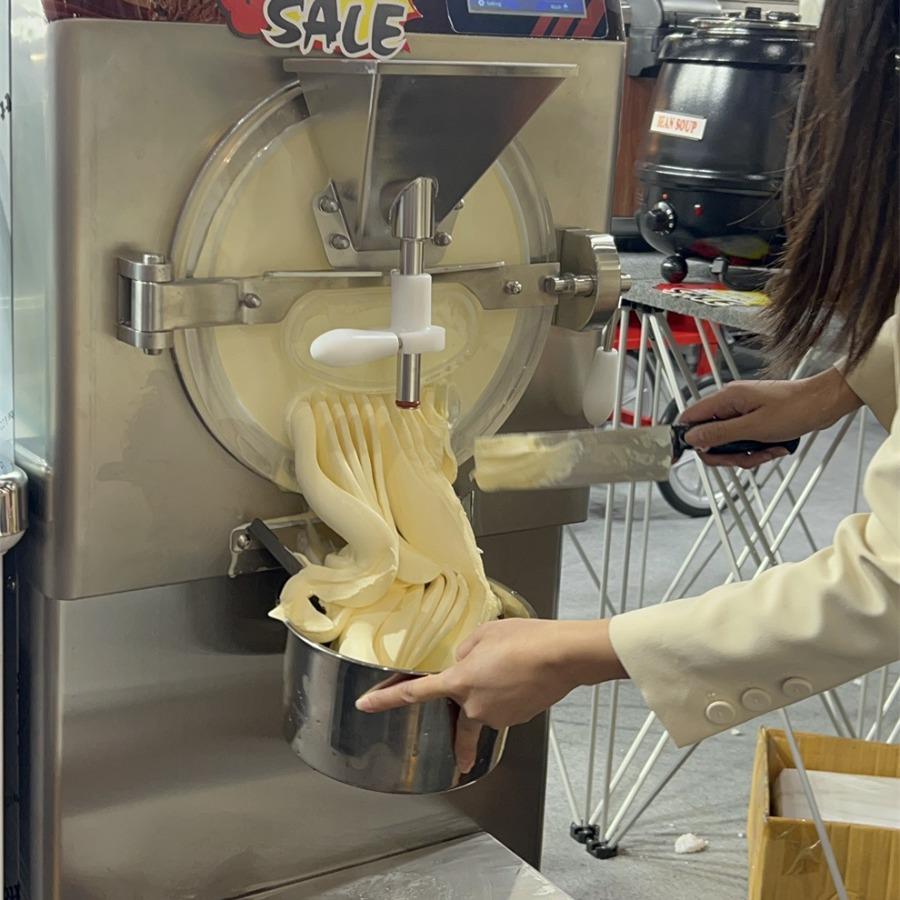 48L/H商用硬质冰淇淋机工厂直销定制大型立式冰激凌生产设备