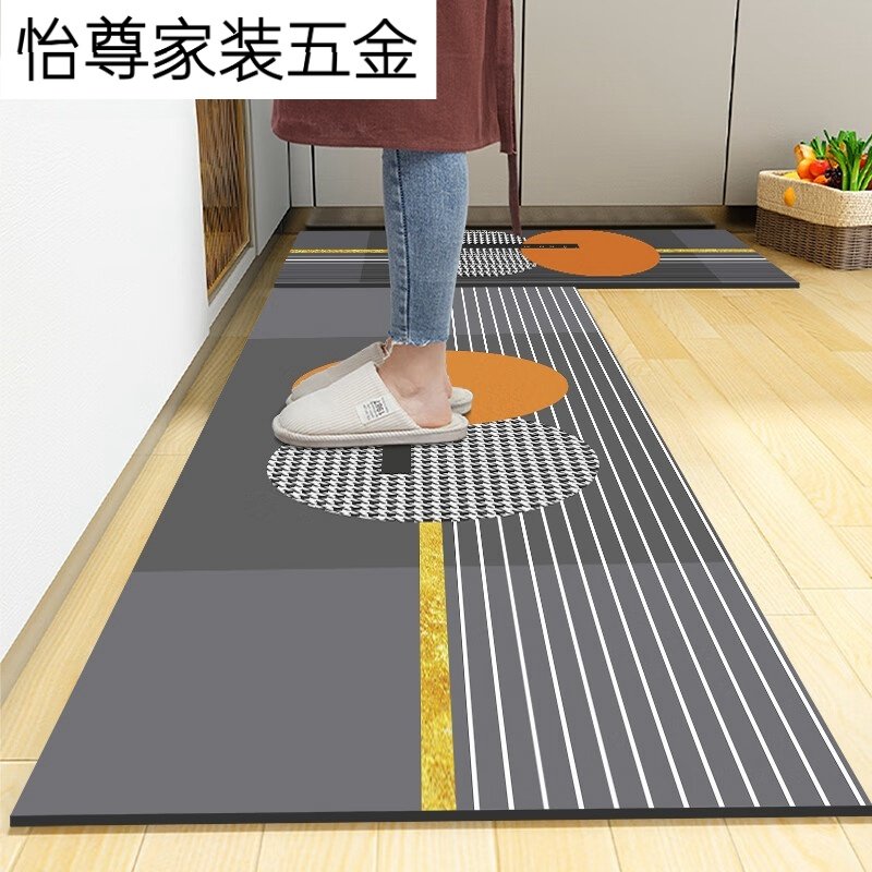 厨房地垫防水防油可擦洗吸水脚垫防滑耐脏免洗专业垫子门垫,居家布艺,厨房地垫,淘宝优惠券,粉丝福利购,淘宝优惠卷