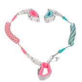 牵两个孩子绳子防走失带牵引绳双人款 小孩双胞胎宝宝防丢遛娃神器