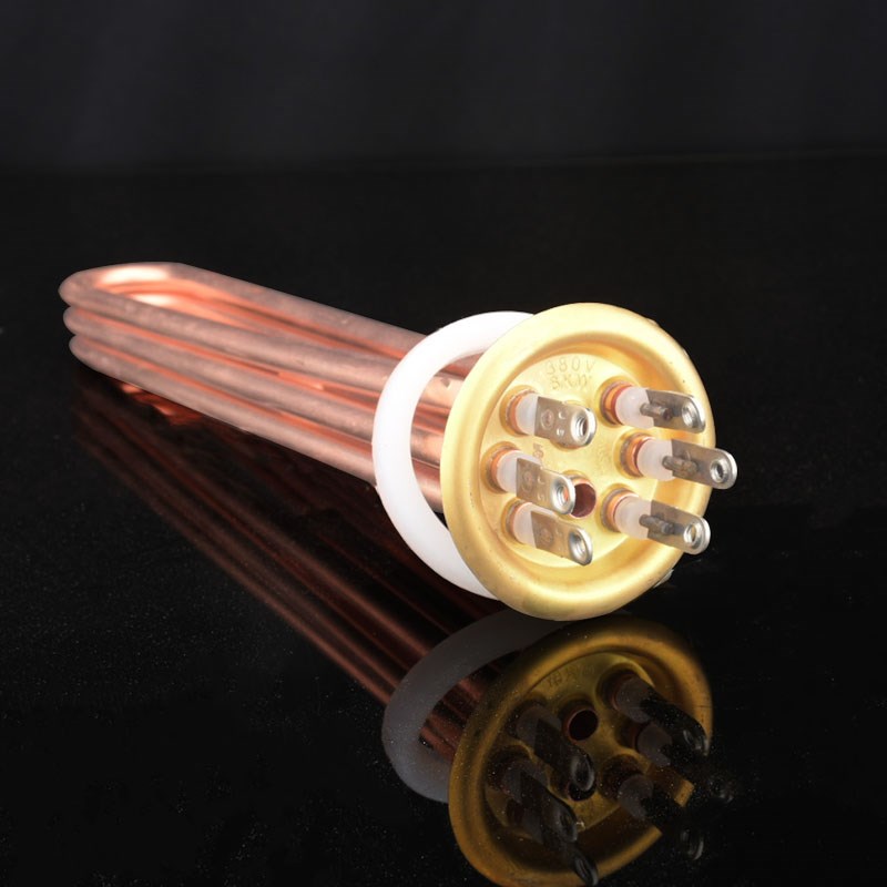 裕飞永强JL30/60/90/120开水器发热管加热管9kw原厂配件电热管铜