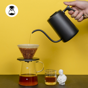 泰摩 玻璃冰瞳滤杯V01手冲单品咖啡过滤滴滤杯简约锥形滴漏式套装