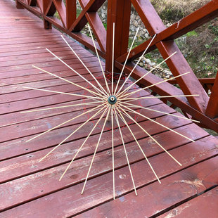 油纸伞diy材料包伞架配套伞骨配件舞蹈伞演出道具吊顶装饰伞架