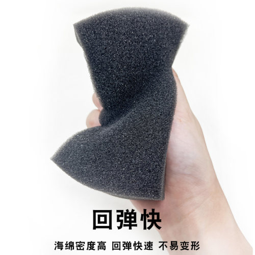 理发店美发用品碎发扫海绵刷海绵块发廊专用剃头剪发清理头发工具