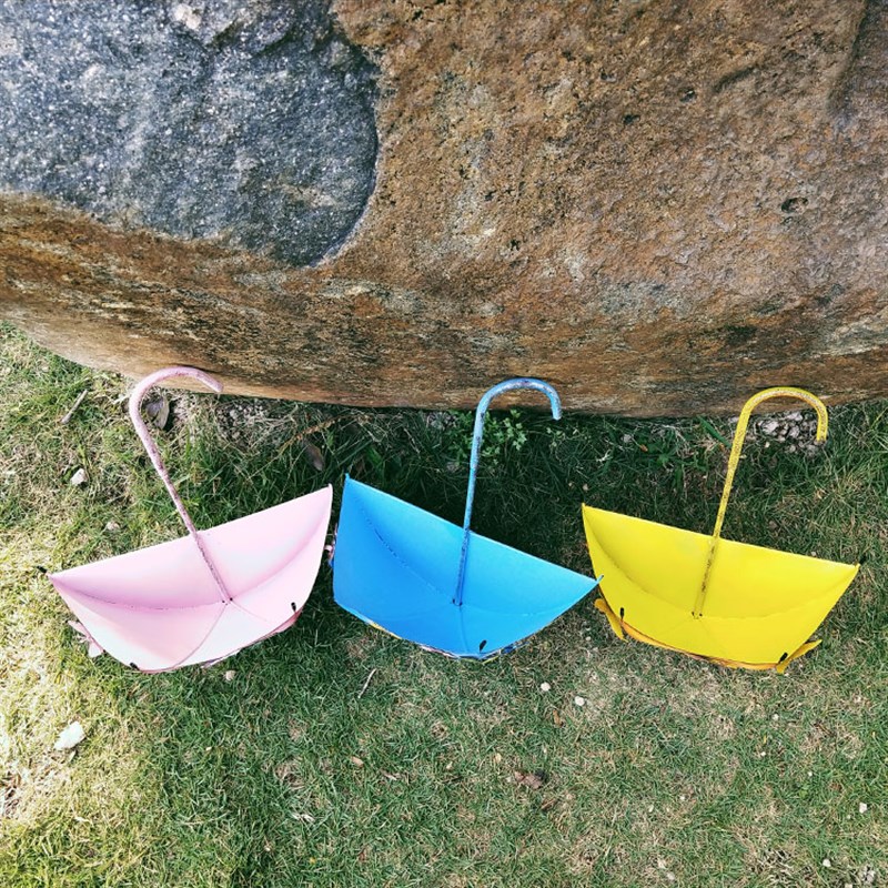 壁挂式铁艺免钉吊饰墙贴绿萝墙面花盆壁饰挂饰客厅挂件装饰品墙面