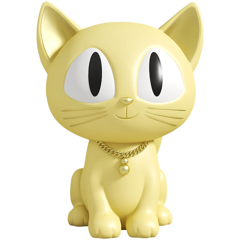 卡通小猫存钱罐桌面摆件可存可取儿童女孩家居摆件装饰品生日礼物