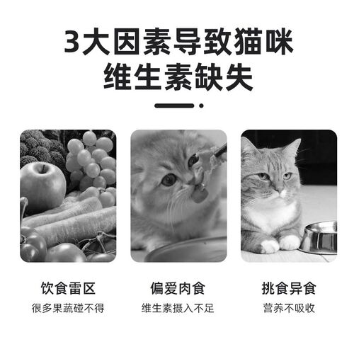猫用复合维生素钙片猫咪多种维生素B防掉毛狗狗宠物营养补充剂