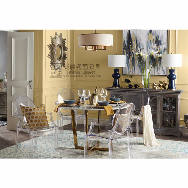 欧式创意太阳装饰镜美式圆形玄关镜子餐厅走廊挂镜样板房背景墙镜