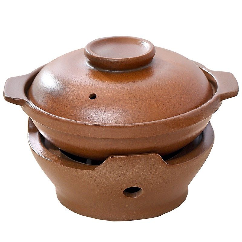酒精炉底座陶瓷酒店专用干锅砂锅小火锅泥炉酒精炉子防风老式创意