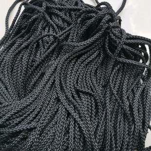 8mm黑色粗八股尼龙橘黄色丙纶绳晾衣绳挂画绳绑帐篷耐腐蚀日晒绳