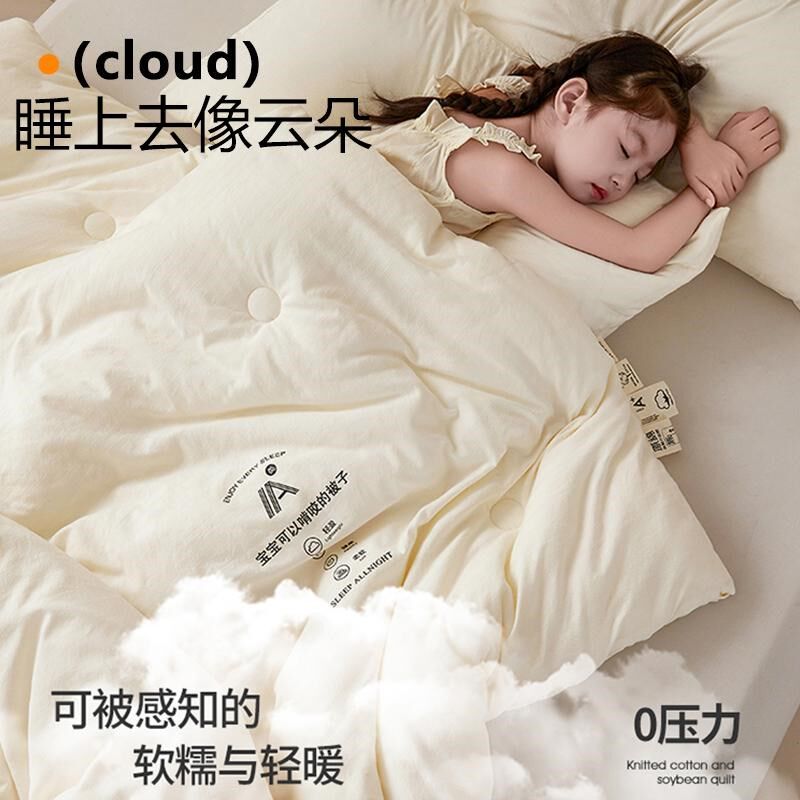 2024新款a类大豆纤维被子秋冬季加厚保暖空调单人棉被芯200x230cm