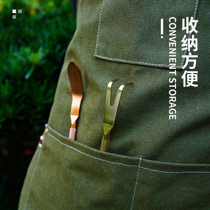 新款加厚盆景专用耙园艺耙手工盆景修剪盆栽种植两用耙松土压土器