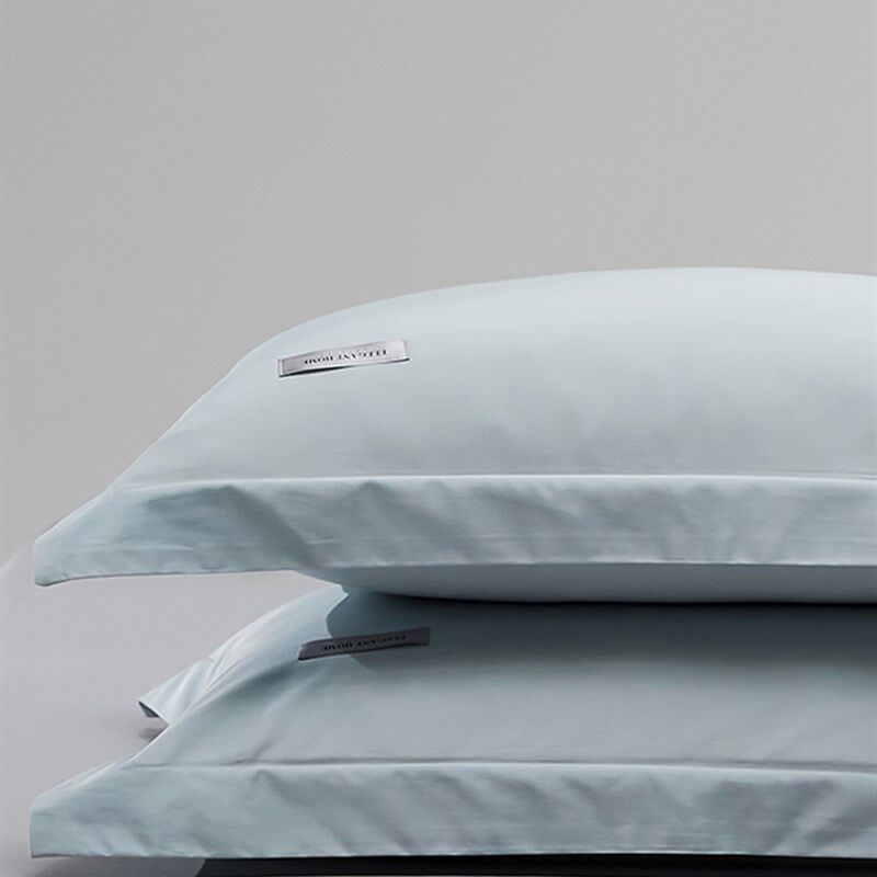 枕套100长绒棉贡缎全棉纯棉枕头套单个48cmx74cm一对枕巾枕头皮男