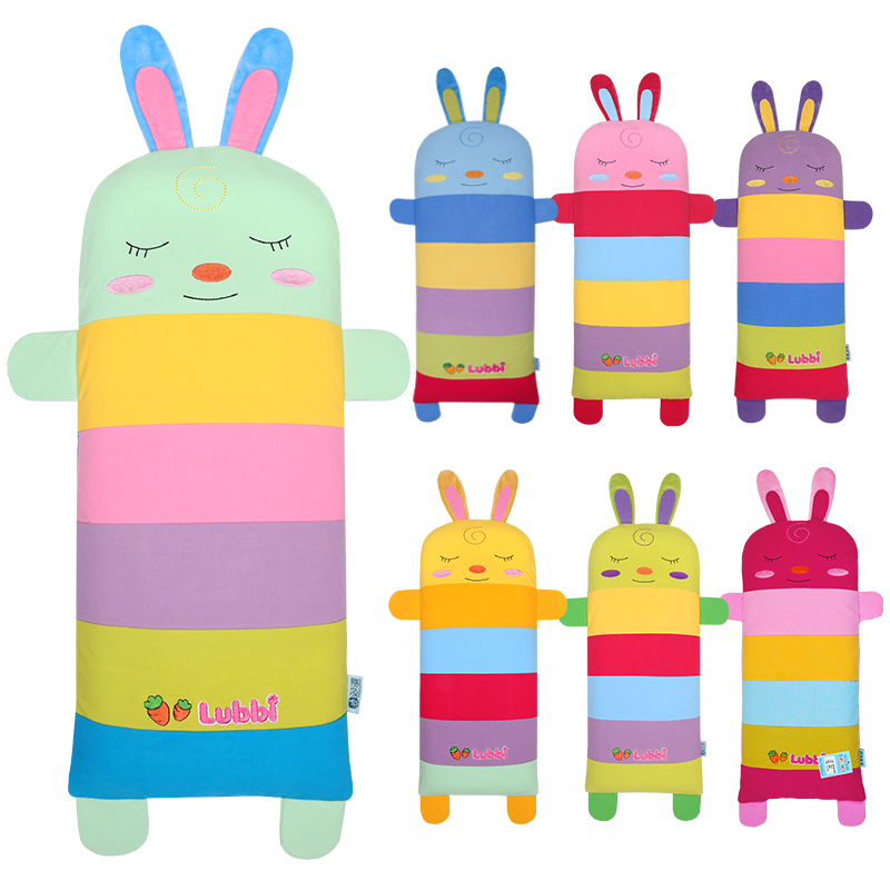 双漫噜比兔儿童枕头2岁吸汗透气荞麦枕3-6岁以上宝宝决明子幼儿园