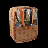 PU防水洗澡包女大容量透明洗漱包化妆浴兜包男士 便携旅行收纳包