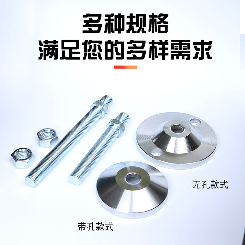 重型固定调整脚碳钢脚金属承重脚杯可调节机床地脚设备支撑m16m20