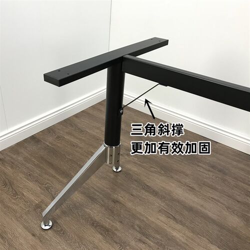 包豪斯风格书桌电脑桌架金属烤漆简约牢固结实桌腿办公桌支架铁艺