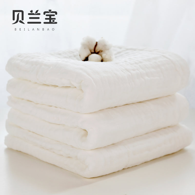 婴儿浴巾夏季纯棉新生儿宝宝洗澡纱布儿童超柔吸水毛巾被盖毯裹巾,婴童用品,浴巾,淘宝优惠券,粉丝福利购,淘宝优惠卷
