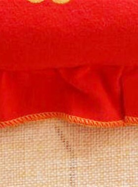 新生儿红色定型枕头0到6个月宝宝婴幼儿矫纠正防偏头儿童四季通用