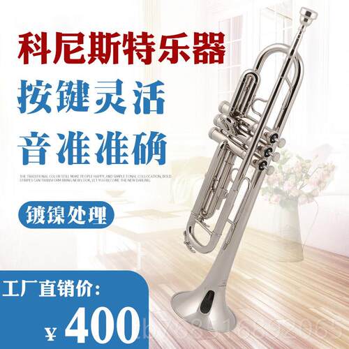 高档小号 乐器 降B调三小业 初学演奏考级专乐音队号教学教会西洋