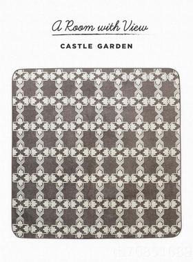 高档ATLE 绵GACRDESN提花毛绒抗菌海复合地毯 枫叶