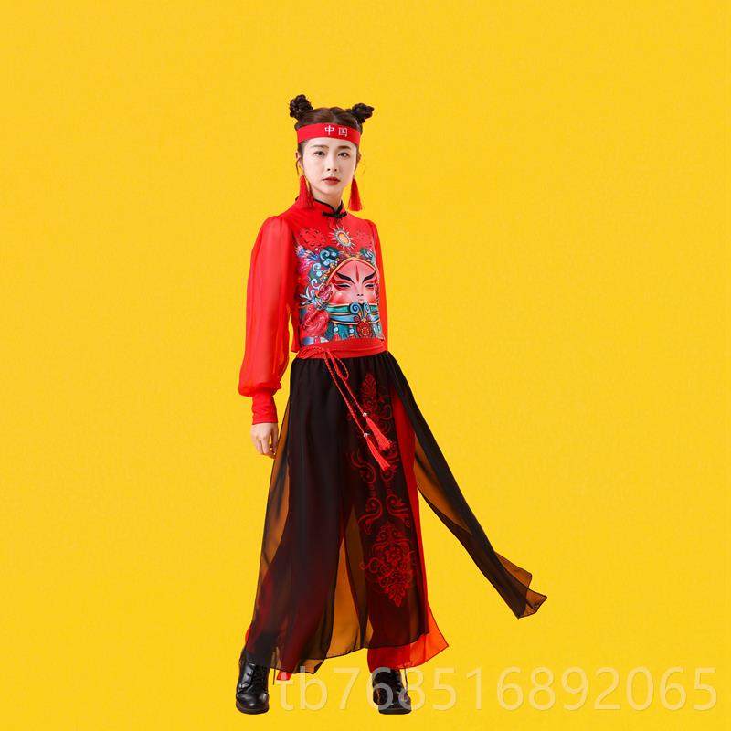 高档人中国风舞服演国潮爵士舞男蹈女成童出服打鼓现代舞古风走秀,童装/婴儿装/亲子装,儿童演出服,淘宝优惠券,粉丝福利购,淘宝优惠卷