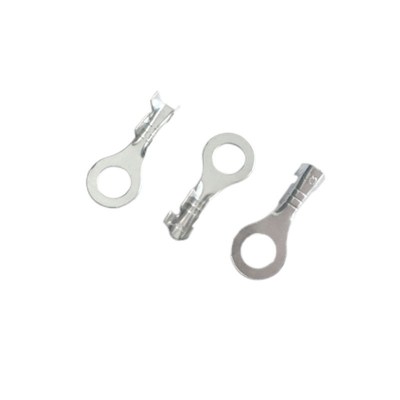 4.2圆形接线片/O型接线片端子/厚度0.25mm接线压线端子镀锡2000个