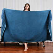 高级 纯棉吸水洗澡家用全棉夏裹巾2023新款 浴巾男士 专用超大号男款