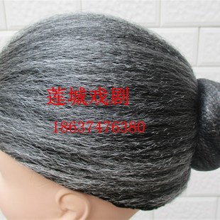 老太太假发老婆头套戏剧用品成人儿童头饰小孩子舞台表演演出道具