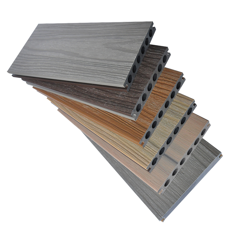 二代户外防腐防晒共挤塑木地板露天花园庭院防潮阳台别墅园林地板