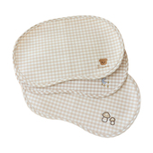 婴儿枕头零高度枕竹纤维夏季 透气初生宝宝平枕新生儿凉席枕头垫巾