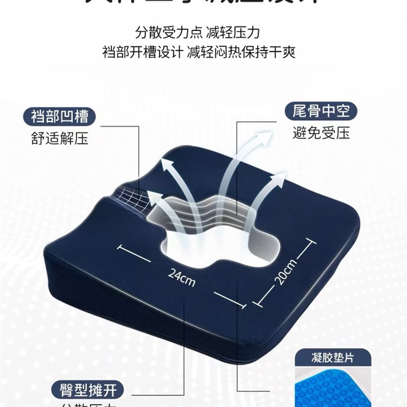长期卧床褥疮专用屁股垫尾椎骨折骶骨受伤躺垫老人防压疮轮椅坐垫