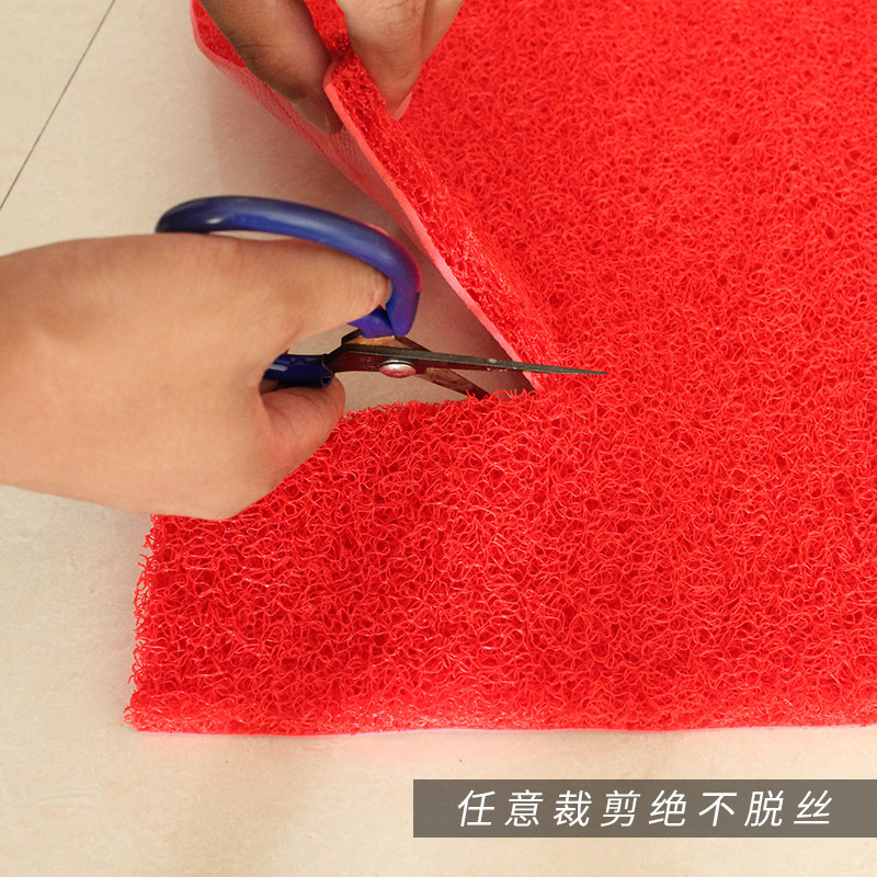 红地毯门垫进门家用过道入户门口大面积可裁剪塑料防水防滑脚地垫,居家布艺,地毯,淘宝优惠券,粉丝福利购,淘宝优惠卷