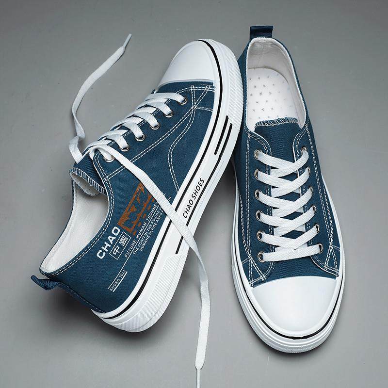 正品高货帆布男鞋春季2025新款潮流百搭休闲低帮板鞋学生运动跑步,流行男鞋,帆布鞋,淘宝优惠券,粉丝福利购,淘宝优惠卷