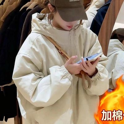 正品高货棉衣外套女短款连