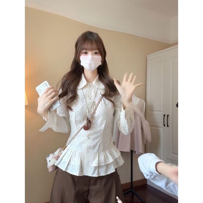 正品高货大码韩系娃娃领花