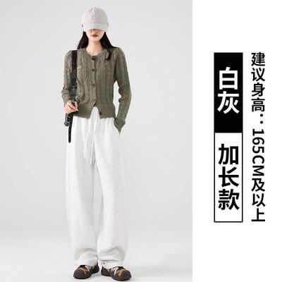 高货华棉加绒运动裤子女秋