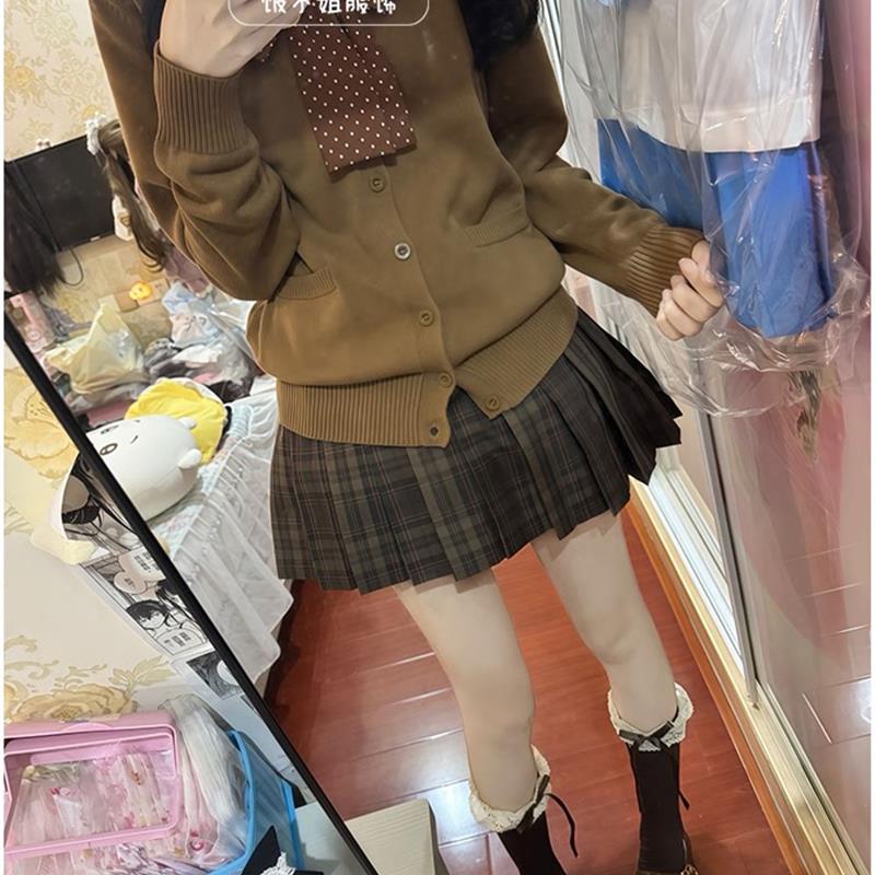 正品高货焦糖可颂jk日系早