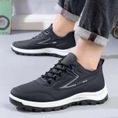 男皮面轻便软底透气舒适运动登山鞋 正品 高货防滑防水厨房工作鞋 休