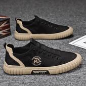 正品 透气冰丝百搭休闲一脚蹬懒人 夏季 高货老北京布鞋 男2025年新款