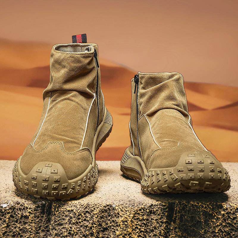 正品高货秋季男鞋运动工地上班工作耐磨防水防滑久站不累脚干活工